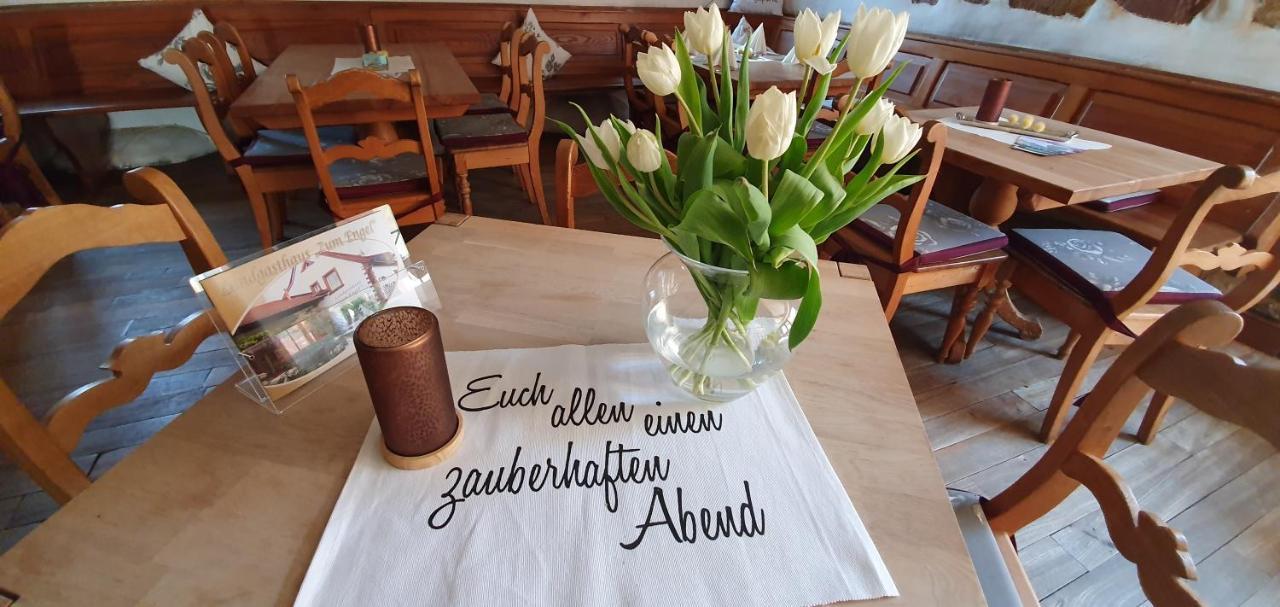 Landgasthaus "Zum Engel" Neuleiningen Esterno foto